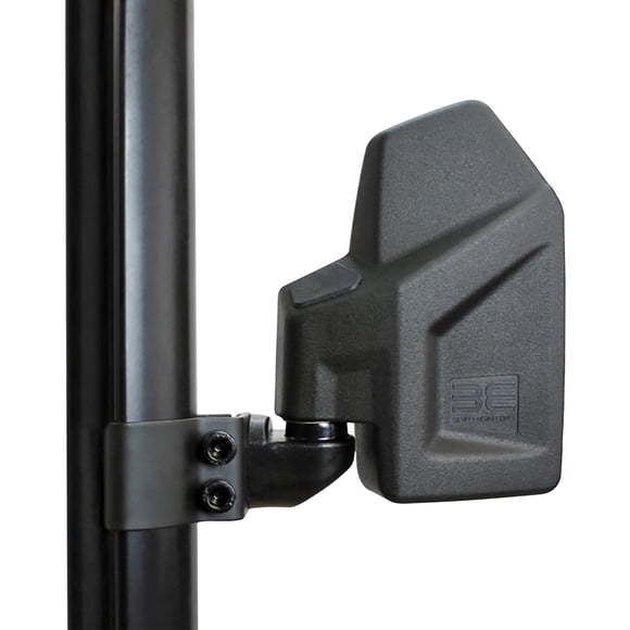 Bevel Engineering UTV Kit de espejo retrovisor lateral (paquete de 2) – Compatible con barra de jaula no redonda – Separable y ajustable – Vidrio templado a prueba de golpes de alto impacto (lado del