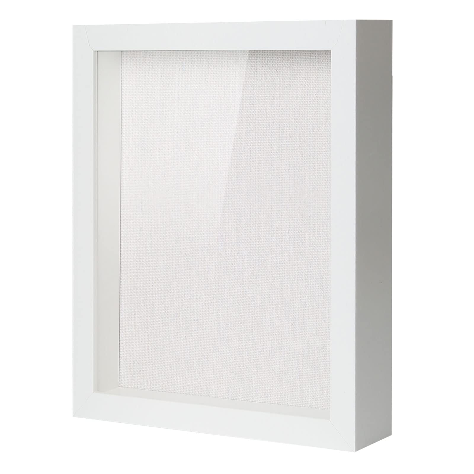 8x8 Shadowbox Keepsake Frame- White