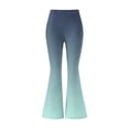 thumbnail image 7 of Cutuoiiu Womens Casual Gradient Color High Waist Flared Pants Loose Yoga Flare Trousers Gifts, 7 of 7