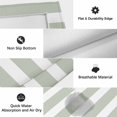 thumbnail image 6 of Sage Green Stripe Outdoor Rug for Patio/Deck/Porch, Non-Slip Large Area Rug 5 x 7 Ft, Modern Simple Geometric White Striped Indoor Outdoor Rugs Washable Area Rugs, Camping Rug Carpet Runner, 6 of 8