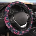 thumbnail image 5 of Balery pink butterfly Print Steering Wheel Covers Elastic Skidproof Steering Wheel Protective Cover Case for Men Women Universal 15 Inches Cars Accessories, 5 of 6