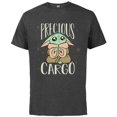 thumbnail image 1 of Star Wars The Mandalorian Grogu Precious Cargo - Short Sleeve Cotton T-Shirt for Adults - Customized-Charcoal Heather, 1 of 5