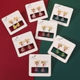 thumbnail image 2 of Yoyauz Christmas Earrings For Ladies Christmas Trees Lightweight Earrings Cute Christmas Parties Jewelry Gifts, 2 of 5