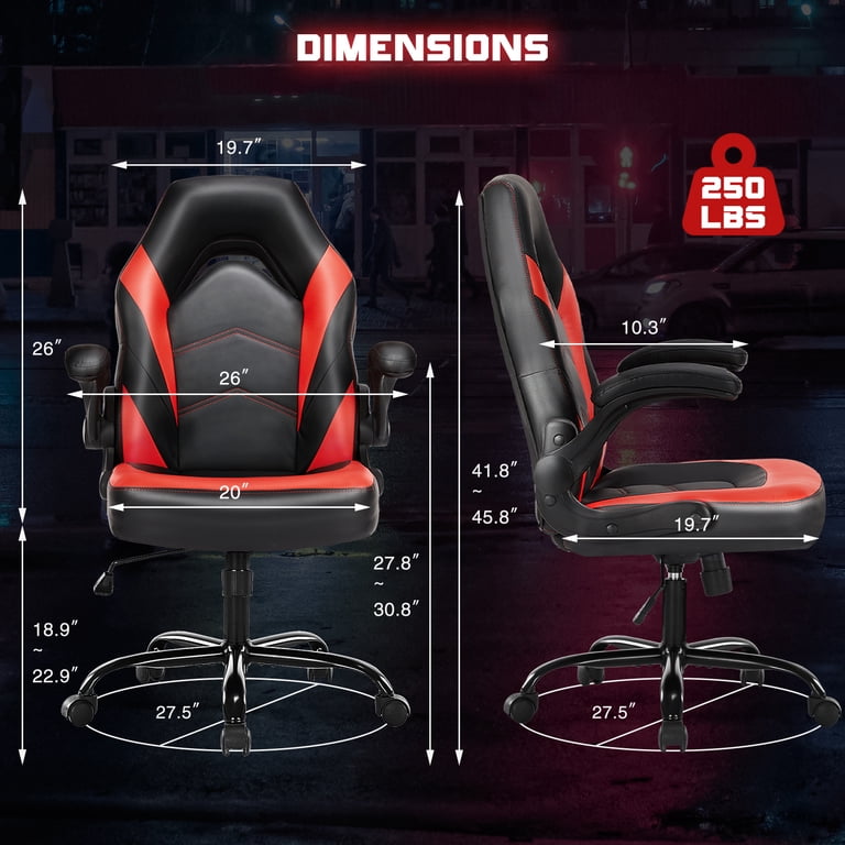 CONCETTA High Back Gaming Office Chair, Red photo 2