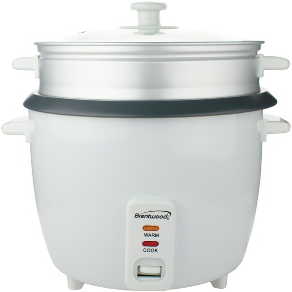 Brentwood® Appliances Rice Cooker With Steamer (10 Cups, 700 Watts