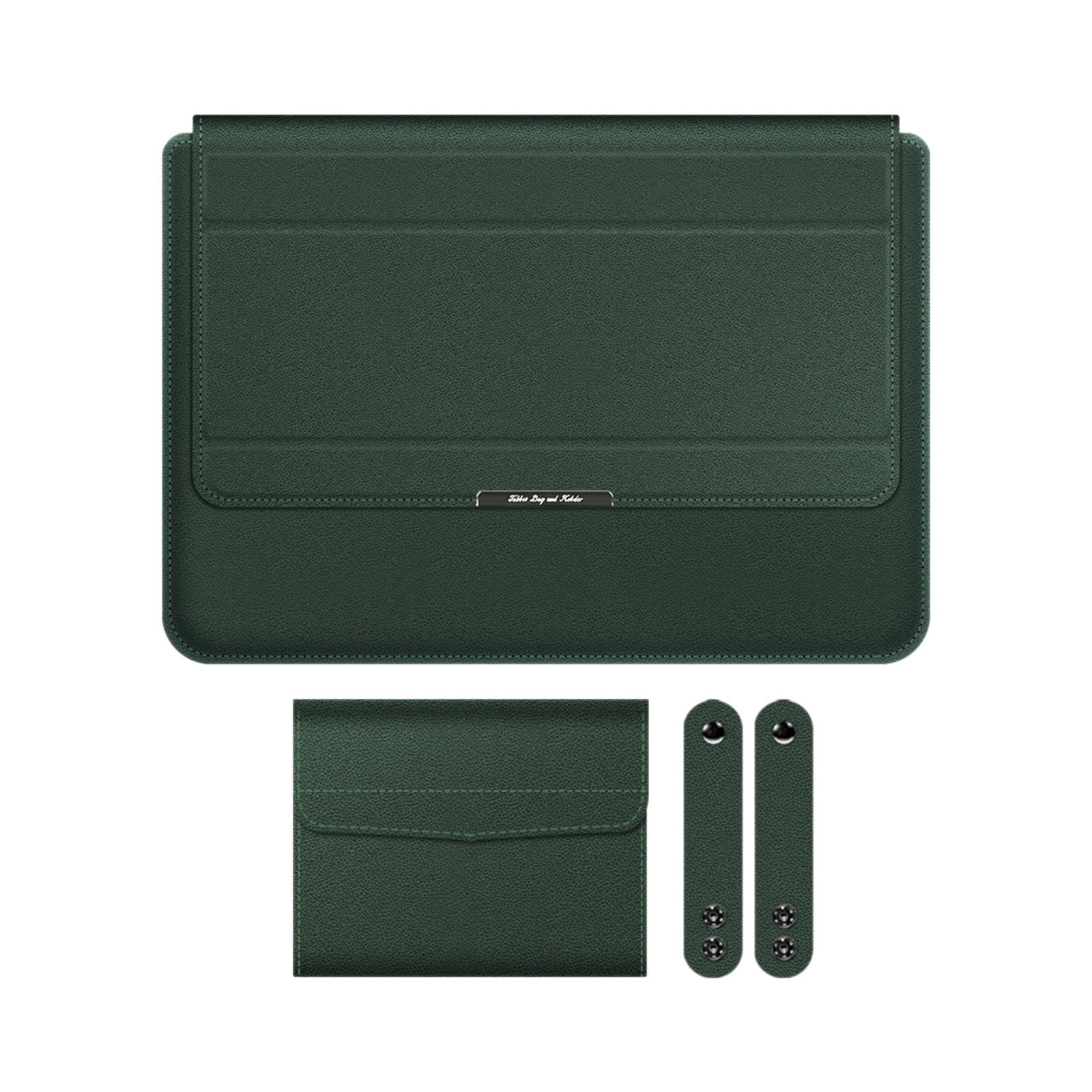 Staron under $5! 13-14 Inch Universal Laptop Sleeve Case with Stand, Leather Protective Cover for MacBook Pro Air, Portable Computer Bag for Travel Business