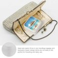 thumbnail image 3 of Autua Beach Chairs Umbrella Jewelry Box Compact Travel Case for Necklace, Ring, Earring, Friendship Day Gifts White, 3 of 5