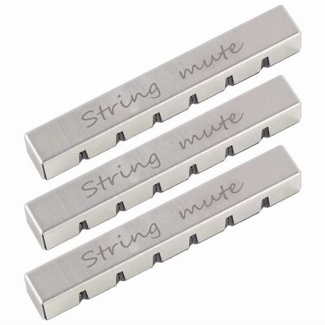3X Adjustable Guitar Muter String Dampener Universal Guitar Fretboard Silence Pad Sponge Mute Mat