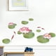 thumbnail image 3 of Adhesivo de pared creativo flores hojas loto decoración de pared extraíble TUNC Sencillez, 3 of 5