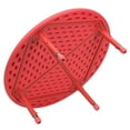 thumbnail image 4 of Flash Furniture Wren 45'' Round Red Plastic Height Adjustable Activity Table, 4 of 5