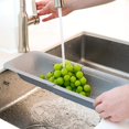 thumbnail image 2 of Cesta coladora para fregadero - Lave verduras y frutas, escurra pasta cocida y platos secos - Extensible - New Home Kitchen Essentials Fokelyi WRMH-1191-1, 2 of 8