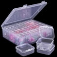 thumbnail image 4 of Caja Organizadora Cuentas, una Caja Transparente Grande con 30 Recipientes Almacenamiento Pequeños Plástico Transparente, Caja Almacenamiento Portátil para Manualidades, 4 of 5