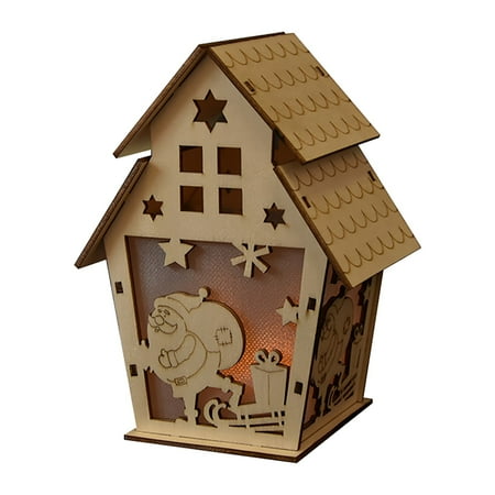 

Christmas Decorations Glowing Cabins Snow House Christmas Tree Decorations Ornaments DIY Gifts Window Ornaments Cute Car Ornament Car Ornament for Rear View Mirror Valentine Ornament Chandelier Parts