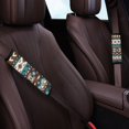 thumbnail image 3 of Chririnla Southwestern Geometric Pattern Car Seat Belt Pads 2 Pack, Seat Belt Shoulder Pad Polyester SBR Composite Soft Comfort for Auto SUV Sedans, 3 of 8