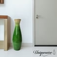thumbnail image 4 of Uniquewise 24" Classic Bamboo Floor Vase Handmade, For Dining, Living Room, Entryway, Fill Up With Dried Branches Or Flowers, Glossy Green,, 4 of 9