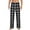 Black, variant on Mens Plaid Pajama Pants Drawstring Elastic Waist Wide Leg Soft Pjs Bottoms Classic Checkered Christmas Outfits (3XL, Yellow)