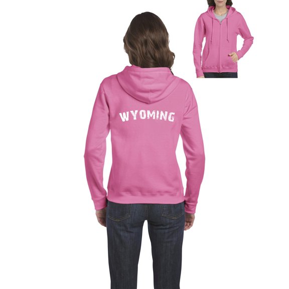 Womens Wyoming Full-Zip Hooded Sweatshirt