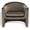 Dark Brown, variant on SAFAVIEH Couture Laylette Modern Velvet Solid Accent Chair, Pumpkin Orange