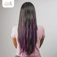 thumbnail image 5 of Hair Originals Clip in Hair Streaks 100% Human Coloured Hair Extensions, 5 of 5