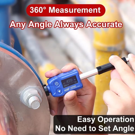 LS252D Leeb Portable Hardness Tester Machine Pen Type D Impact Device Durometer Metal Portable Leeb Hardness Tester for Steel$$Electronics Accessories