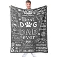 thumbnail image 1 of LHSHID Mosslink Dog Dad Blanket Dog Dad Gifts for Men Dog Dad Gift Birthday Gifts for Dog Dad Dog Lover Gifts for Men Christmas Fathers Day Dog Gifts for Dog Lovers Men Dog Lover Gift Ideas, 1 of 7