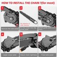 thumbnail image 4 of HSHDLDF [2 Pieces] 6 Inch Mini Chainsaw Chain, 6 Inch Replacement Chains for Cordless Electric Portable Mini Chainsaw, FIFCHALL Guide Saw Chain for All 6-inch Mini Chainsaws for Wood Branch Cutting, 4 of 7