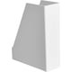 thumbnail image 2 of Rectangular Plastic Organizer - Magazine Rack, White, 2-Pack, 2 of 4