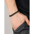 thumbnail image 3 of ChainsHouse Black Cuban Link Bracelet for Men Chunky 8mm/12mm/17mm Width Men's Chain Bracelets Stainless Steel Punk Jewelry Gift, 3 of 9