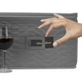 thumbnail image 3 of Sorbus Deluxe Stemware Storage - Quilted Gray Case for 12 - Protects and Transports Glasses & Flutes, 3 of 6