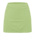 thumbnail image 3 of ZACPNCV Girl's Skorts Tummy Control Skorts Dressy Casual High Waist Athletic Shorts Skirts Green 5-6 Years, 3 of 7