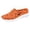 Orange, variant on ibiyuan Orthopedic Walking Shoes for Women Adjustable Upper Walking Shoes Women Knit Upper Embroidery Non- Sole Casual Sneakers for Women Soft Hands-Free Platform Mary Janes Soft Shoes