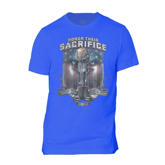 Men's Honor the Sacrifice Short-Sleeve T-Shirt - Royal - 3X-Large
