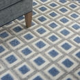 thumbnail image 3 of 6â€™ x 9â€™ Blue and Gray Indoor Outdoor Area Rug, 3 of 6