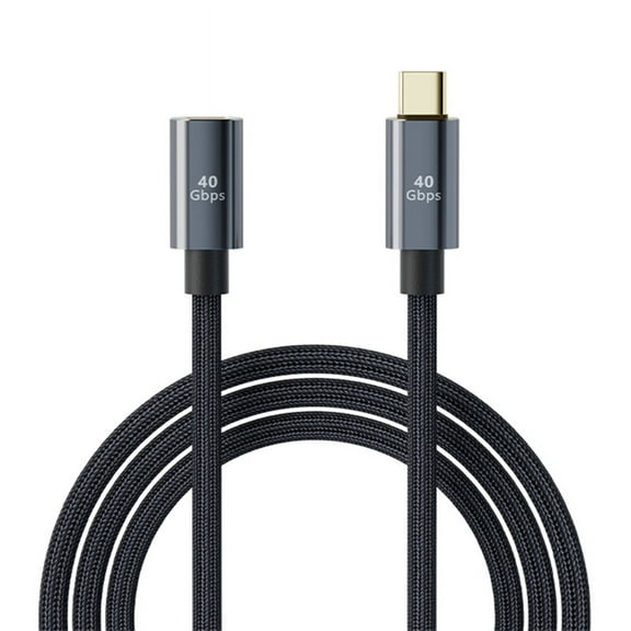 USB C Extension Cable, USB-C Type-C 100W Fast Charging Extension Cable 40Gbps Data Transfer Type C Extender Cord