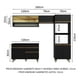 thumbnail image 3 of Madesa Gabinete de Cocina Integral Completa 260 cm Reims Negro 12, 3 of 12
