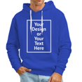 thumbnail image 2 of Mens Hoodies Soild Color Pullovers ,Spring Winter Oversize Loose Hoodie Casual Sweatshirt ,Long Sleeve Full Zip Hooded With Pocket Outerwear Clothes L, 2 of 5