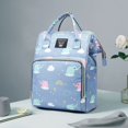 thumbnail image 1 of Bolsa de pañales para bebé, mochila impermeable para cochecito de bebé, paquete trasero de viaje de gran capacidad, bolsos de maternidad para niños pequeños, 1 of 4