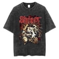 thumbnail image 3 of Camisetas Slipknots para hombres, camisa de gira por el infierno, camisetas de banda Mental pesada, camiseta Retro lavada, ropa de calle de algodón 100%, camisetas gráficas Y2k, 3 of 4