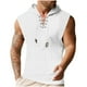 thumbnail image 1 of Blusa con Capucha para Hombres, Moda de Verano Delgada Casual de Color Sólido sin Mangas para Negocios Y Uso Diario, Camiseta Ligera Atlética, 1 of 5
