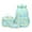 Daisy B/Green, variant on Forestfish Pink Daisy Backpack Set for School with Lunch Bags Water Resistant Lightweight Large Backpacks for Teen