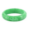 Shop LC Carved Green Dyed Jade Dragon Cuff Bangle Bracelet Engagement Wedding Anniversary Bridal Jewelry for Women