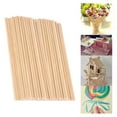 thumbnail image 4 of Rongfmy 50/100 * Bâton en Bois Non Fini pour Menuiserie Tige d'Artisanat 15cm 50 Pcs, 4 of 9
