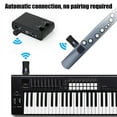 thumbnail image 4 of Receptor y Transmisor de Audio de Guitarra MIDI Inalámbrico para Teclado de Piano Digital, Conexión Estable, Batería de Larga Duración, 4 of 5