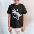 thumbnail image 2 of PEASKJP Baby Boys Shirt Boys and Girls Shirts Printed Short Sleeve Graphic T Shirts,Size 9-10 Years, 2 of 4