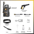 thumbnail image 3 of Hidrolavadora Electrica Portatil Kingsman 1300 Psi 1200w Negro, 3 of 10