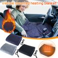 thumbnail image 2 of Winter Warm Blanket,58.7x39.3Inch Heated Cars Blankets with 3 Heating Models,Soft and Comfortable,Constant Temperature Control System,Easys to Fold,Ideal for Road Trips,Camping, 2 of 6