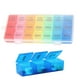 thumbnail image 2 of Cateissary Pastillero con 21 compartimentos para caramelos, chicles, joyería, caja para tabletas, para interiores y exteriores, hogar, trabajo, viajes de Type2 NO2 Cateissary HA000536-00B, 2 of 6