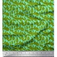 thumbnail image 1 of Soimoi Cotton Duck Fabric Artistic Leaves Decor Fabric Printed Yard 56 Inch Wide, 1 of 3