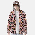 thumbnail image 2 of Balery Leopard Sudadera ligera de manga larga con capucha y protección solar UPF 50+ para hombre y mujer, ideal para pesca y running-X-Large, 2 of 7