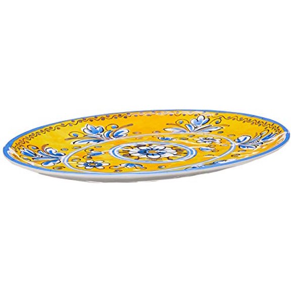 Le Cadeaux 16 Pouces Coupe Plateau Ovale Benidorm, Multicolore